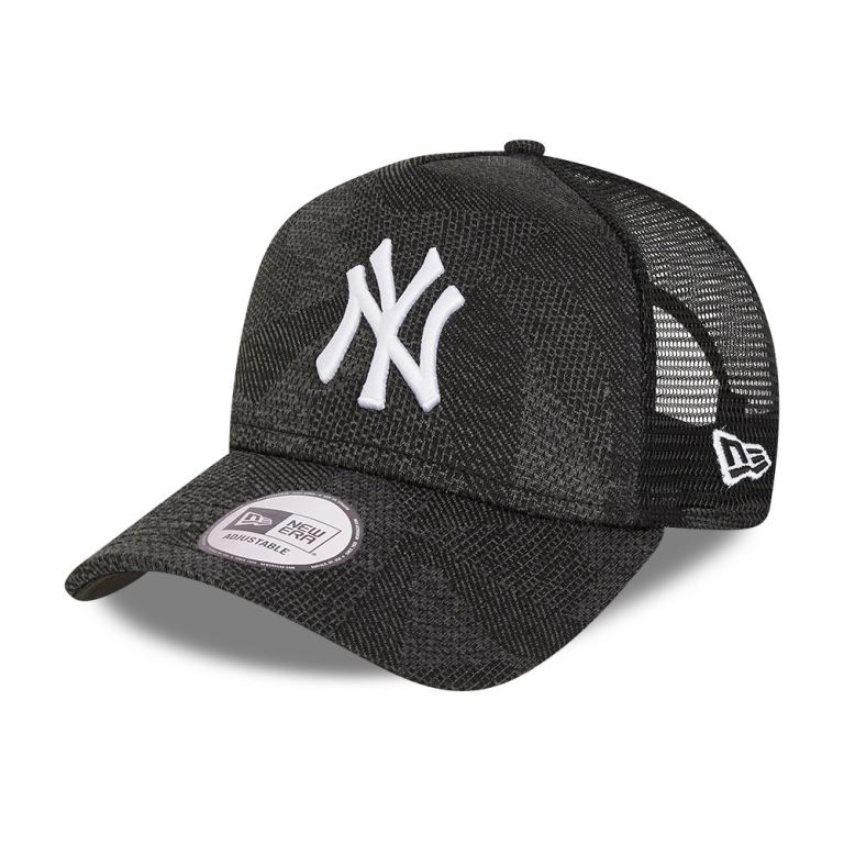 Gorras New Era Mlb Negros - New York Yankees Enginee Fit A-Frame Trucker 91524YONH